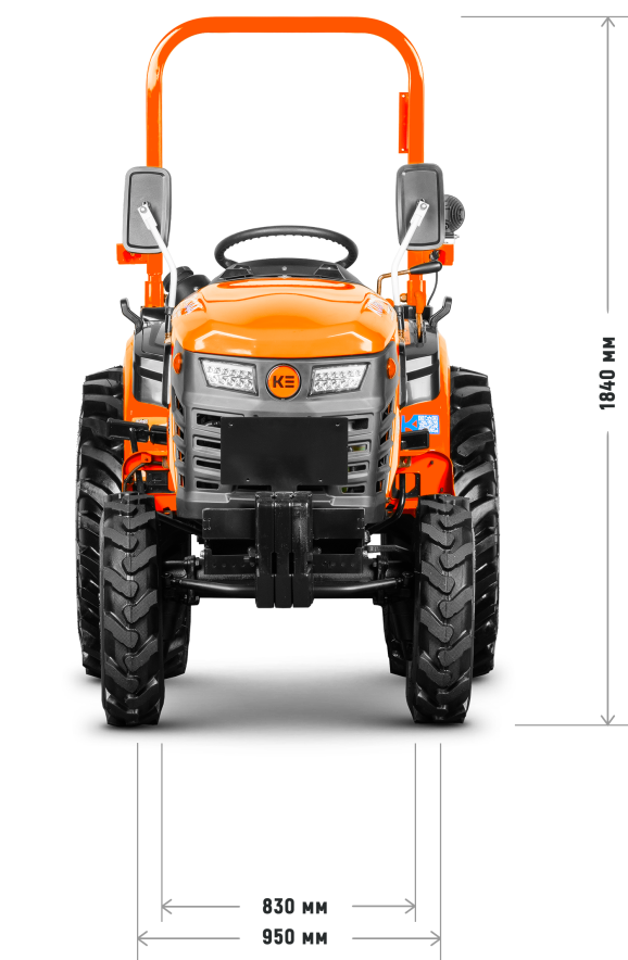 Габариты спереди