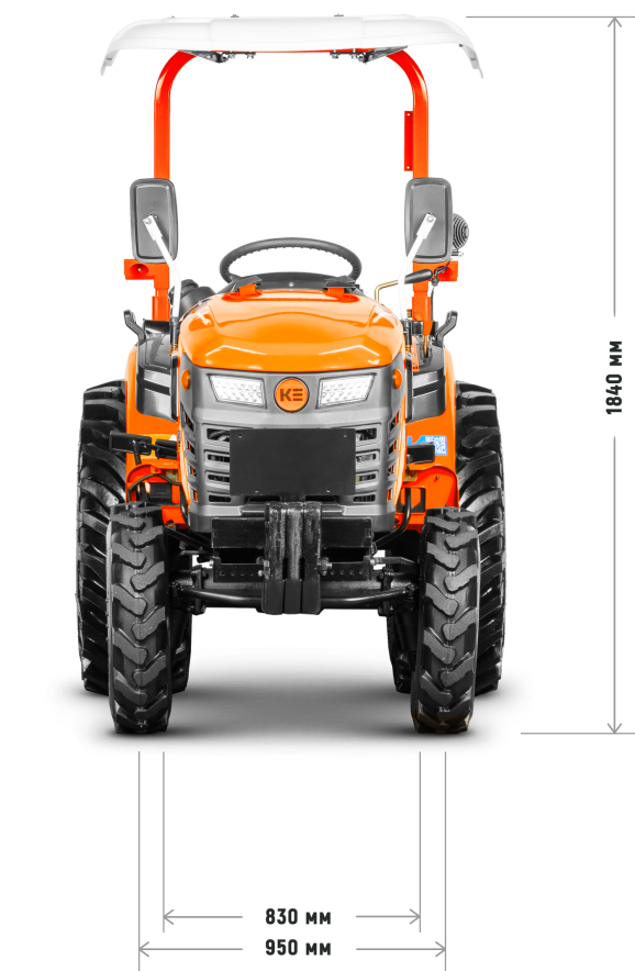 Габариты спереди