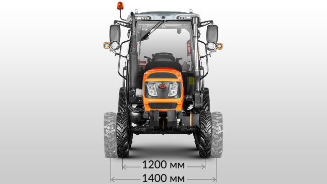 Трактор Кентавр Т-654СR A/C 8+8 (Toyokawa) STD agri 7,50-16 / 11,20-28 (с ПСМ) 0