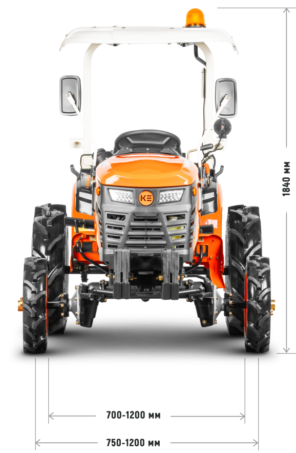 Габариты спереди