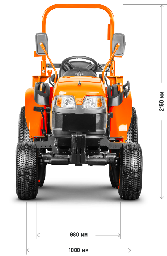 Габариты спереди