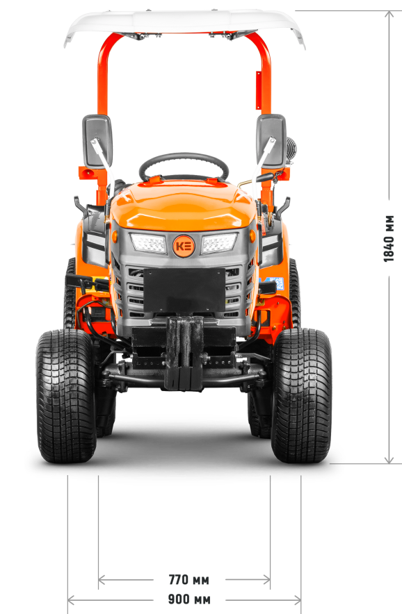 Габариты спереди