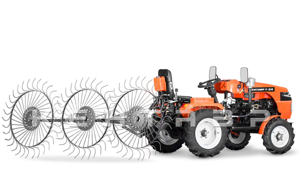 Минитрактор Кентавр Т-4 6+2 (Toyokawa) STD agri 5,00-12 / 9,50-16 + (фреза/плуг)