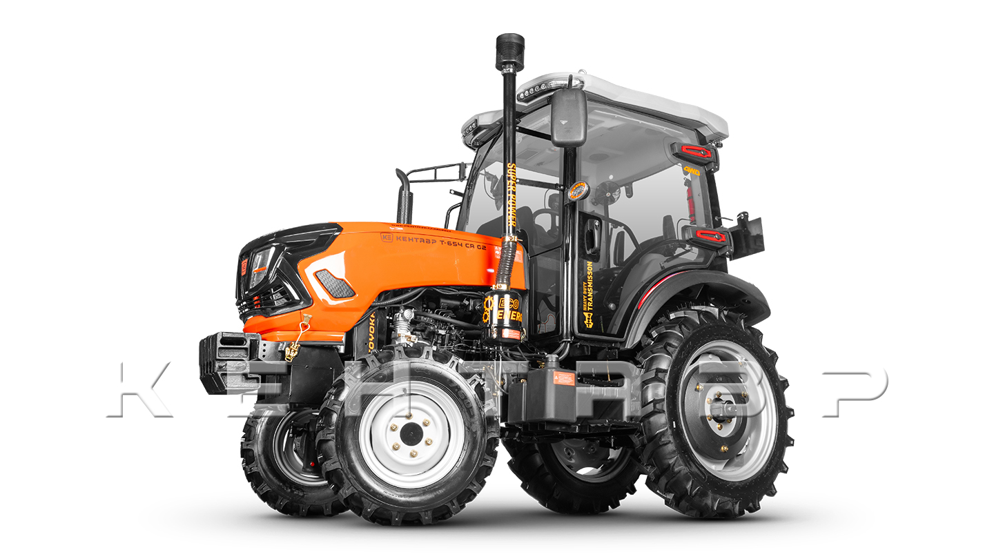 Трактор Кентавр Т-654С PRO A/C 8+8 (Toyokawa) STD agri 7,50-16 / 11,20-28 (с ПСМ)