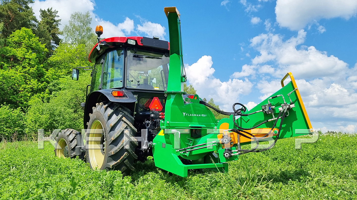 Измельчитель веток коммунальный Flagman | Флагман BX 62 + (кардан 120см/6х6/усиленный/со шпонкой)