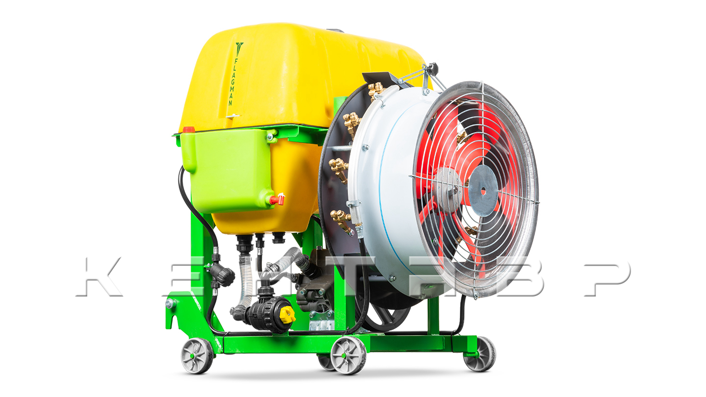 Опрыскиватель садовый вентиляторный Флагман | Flagman S300/1 (300 л) + (кардан 85см/6х6/со сваркой)