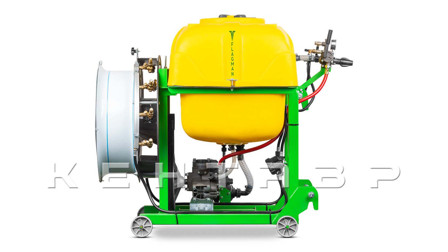 Опрыскиватель садовый вентиляторный Флагман | Flagman S400/1 (400 л) + (кардан 85см/6х6/со сваркой)