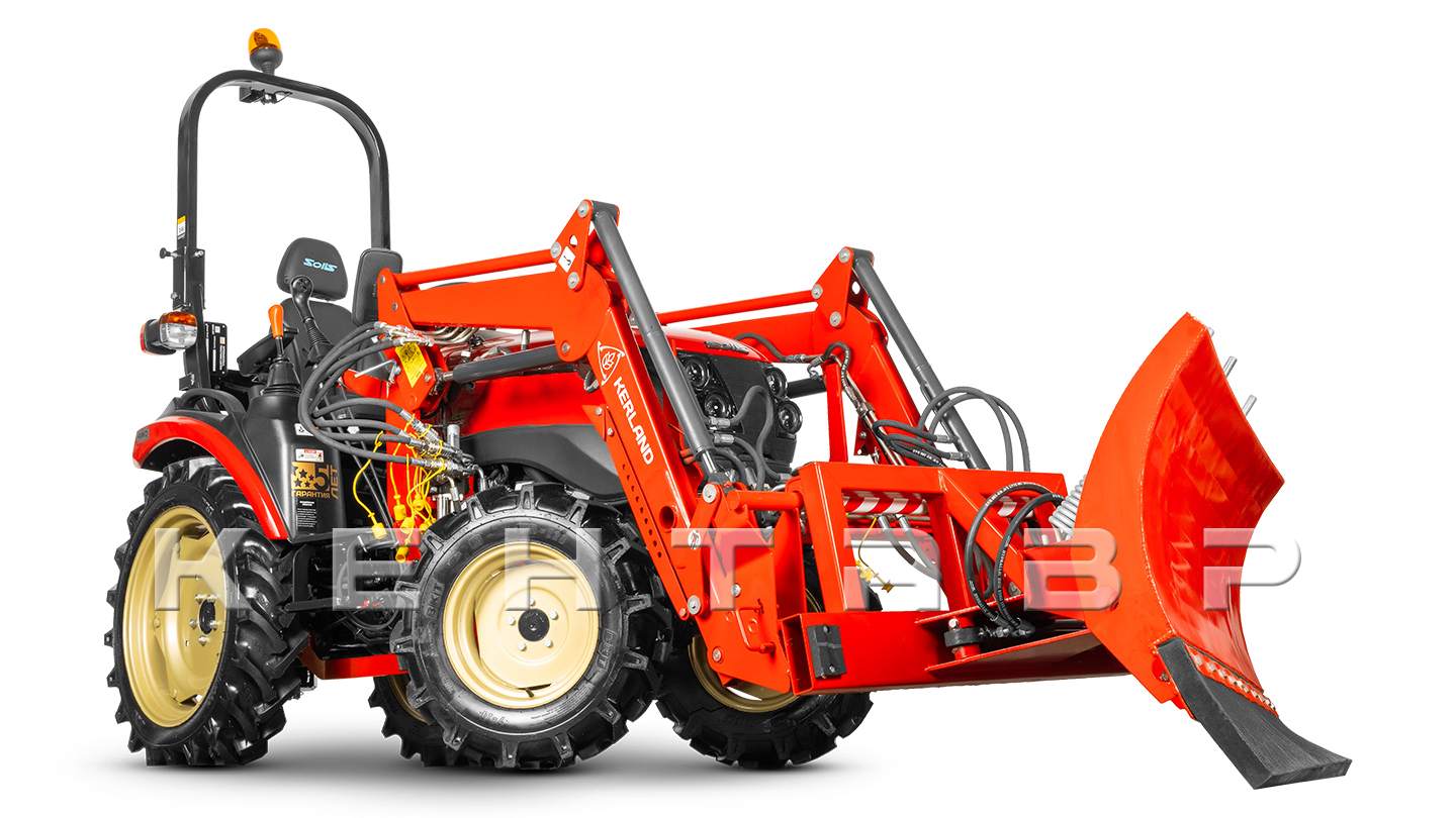 Отвал Kerland | Керланд 2035/3 FP к фронтальному погрузчику с пружинными амор. и гидроповоротом (1,6