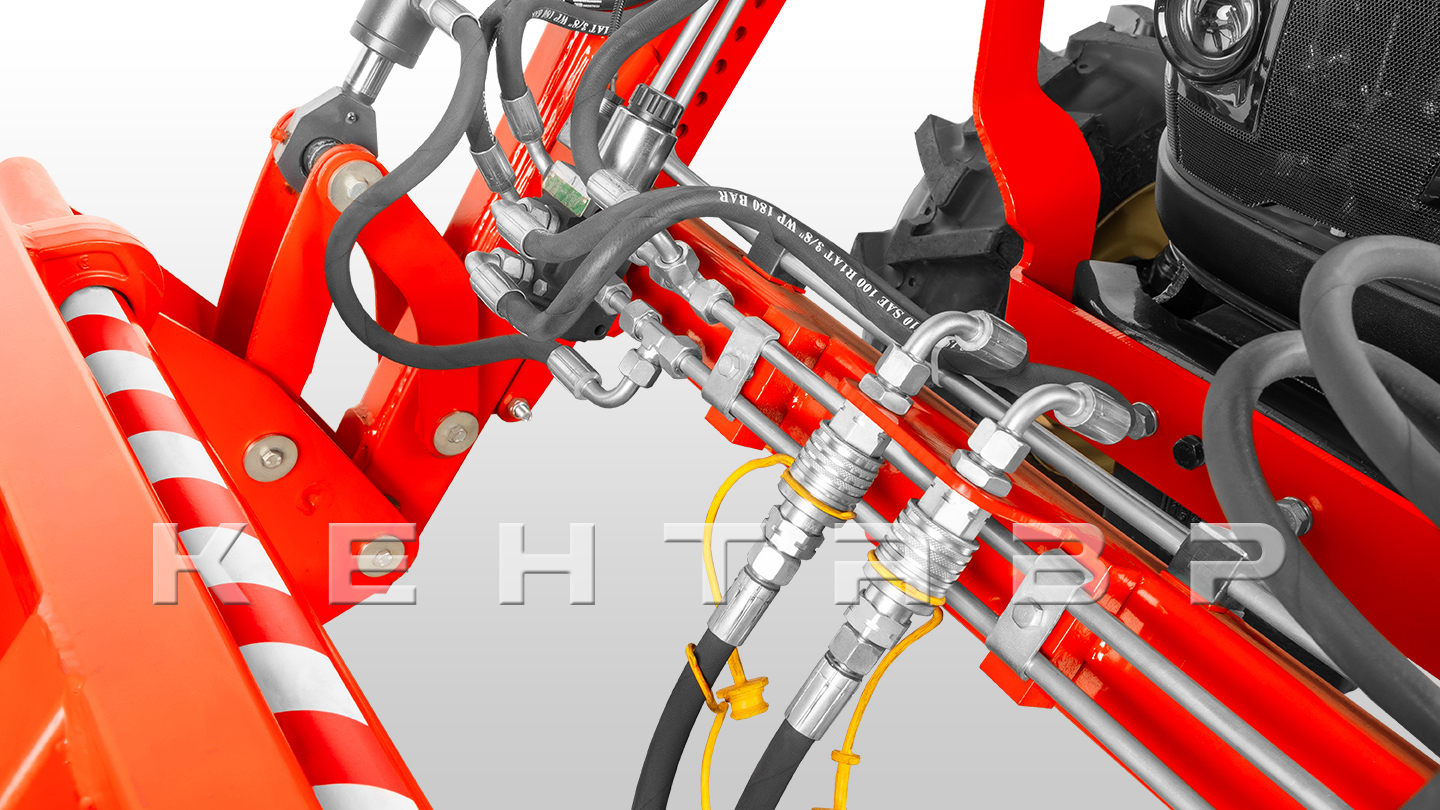 Отвал Kerland | Керланд 2035/3 FP к фронтальному погрузчику с пружинными амор. и гидроповоротом (1,6