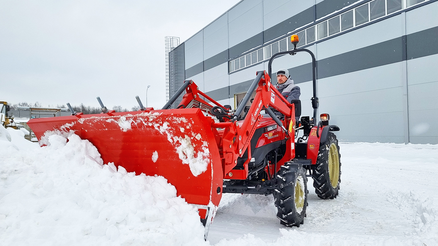 Отвал Kerland | Керланд 2035/3 FP к фронтальному погрузчику с пружинными амор. и гидроповоротом (1,6 0