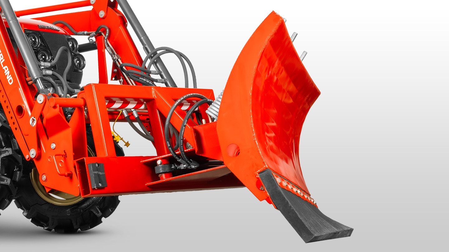 Отвал Kerland | Керланд 2035/3 FP к фронтальному погрузчику с пружинными амор. и гидроповоротом (1,6 0