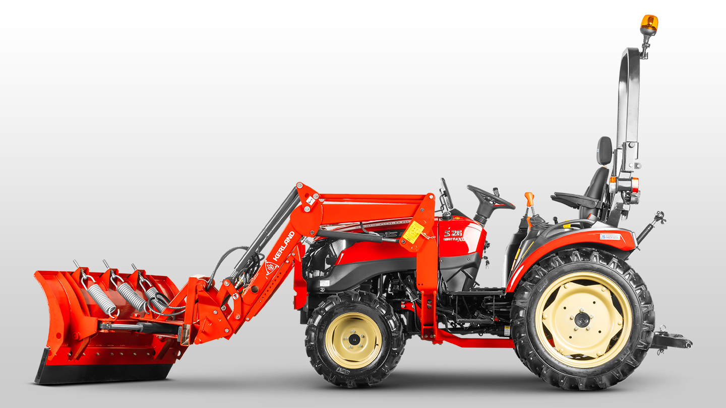 Отвал Kerland | Керланд 2035/3 FP к фронтальному погрузчику с пружинными амор. и гидроповоротом (1,6 0