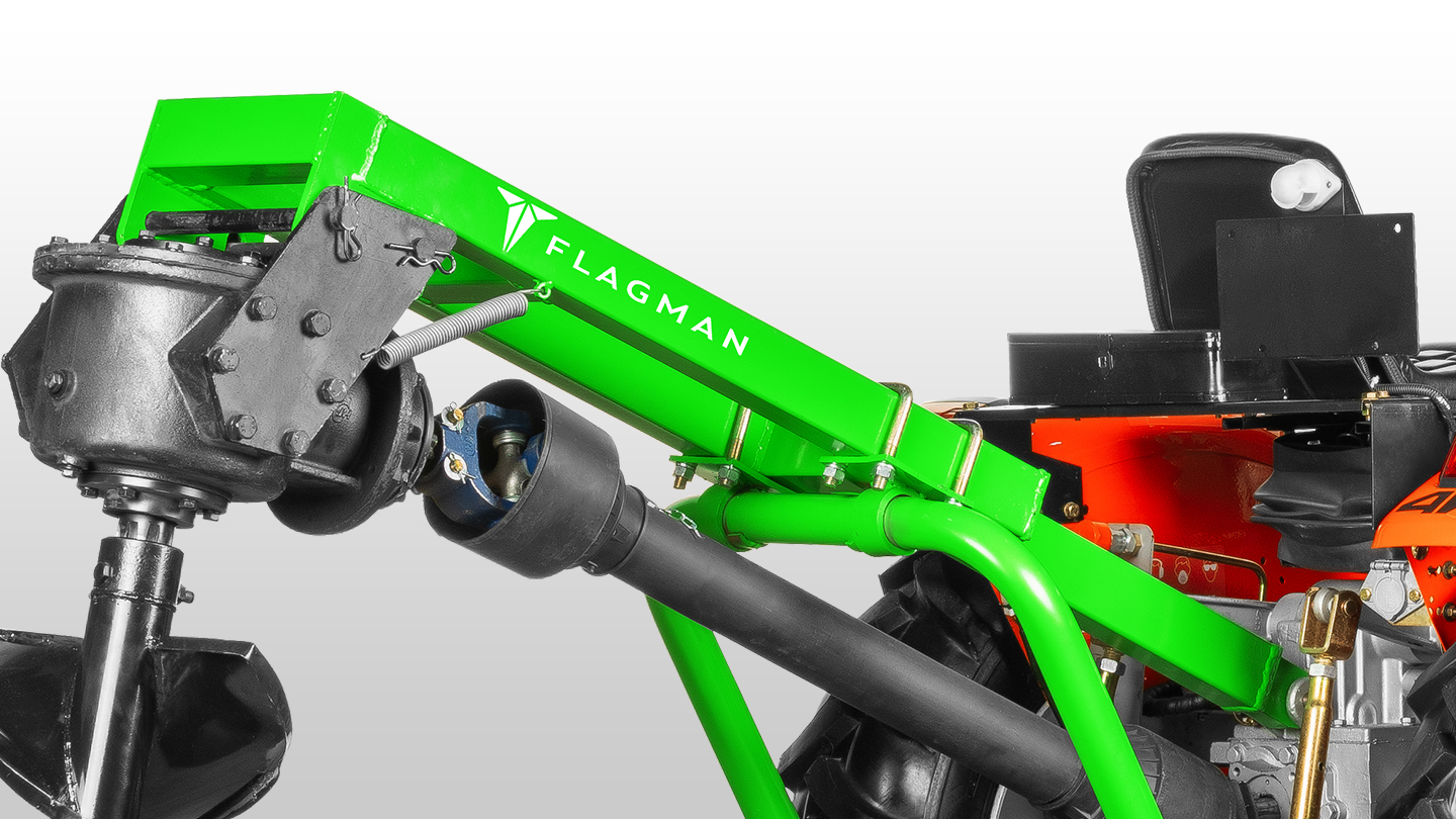 Земляной бур Flagman | Флагман M2 20/40 + (кардан 90см/6х8/усиленный/с предохранительная муфтой) 0