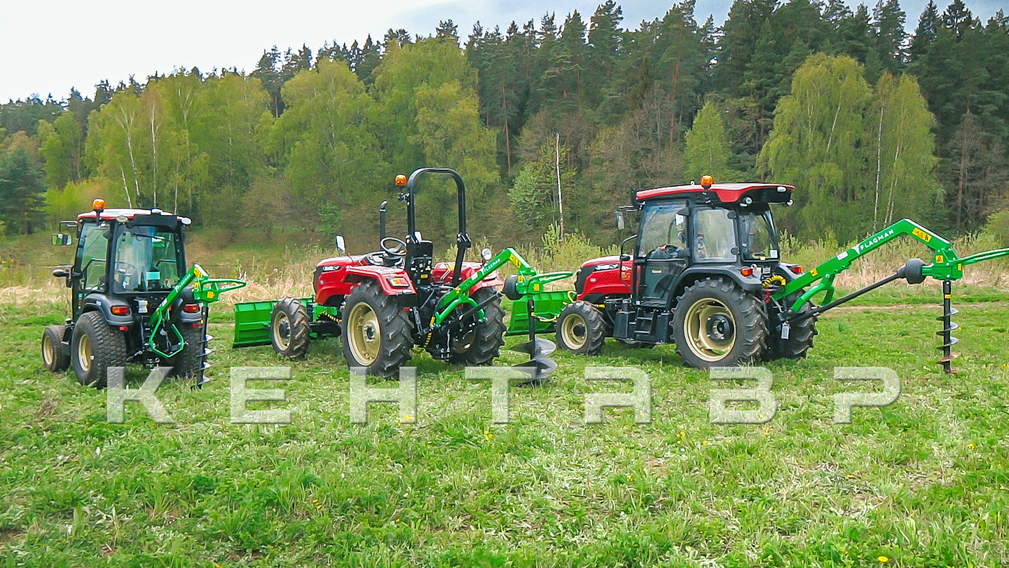 Земляной бур Flagman | Флагман M3A3 20/50 + (кардан 120см/6х6/усиленный/со шпонкой)
