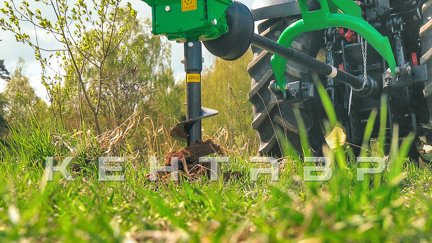 Земляной бур Flagman | Флагман M3A3 20/50 + (кардан 120см/6х6/усиленный/со шпонкой)