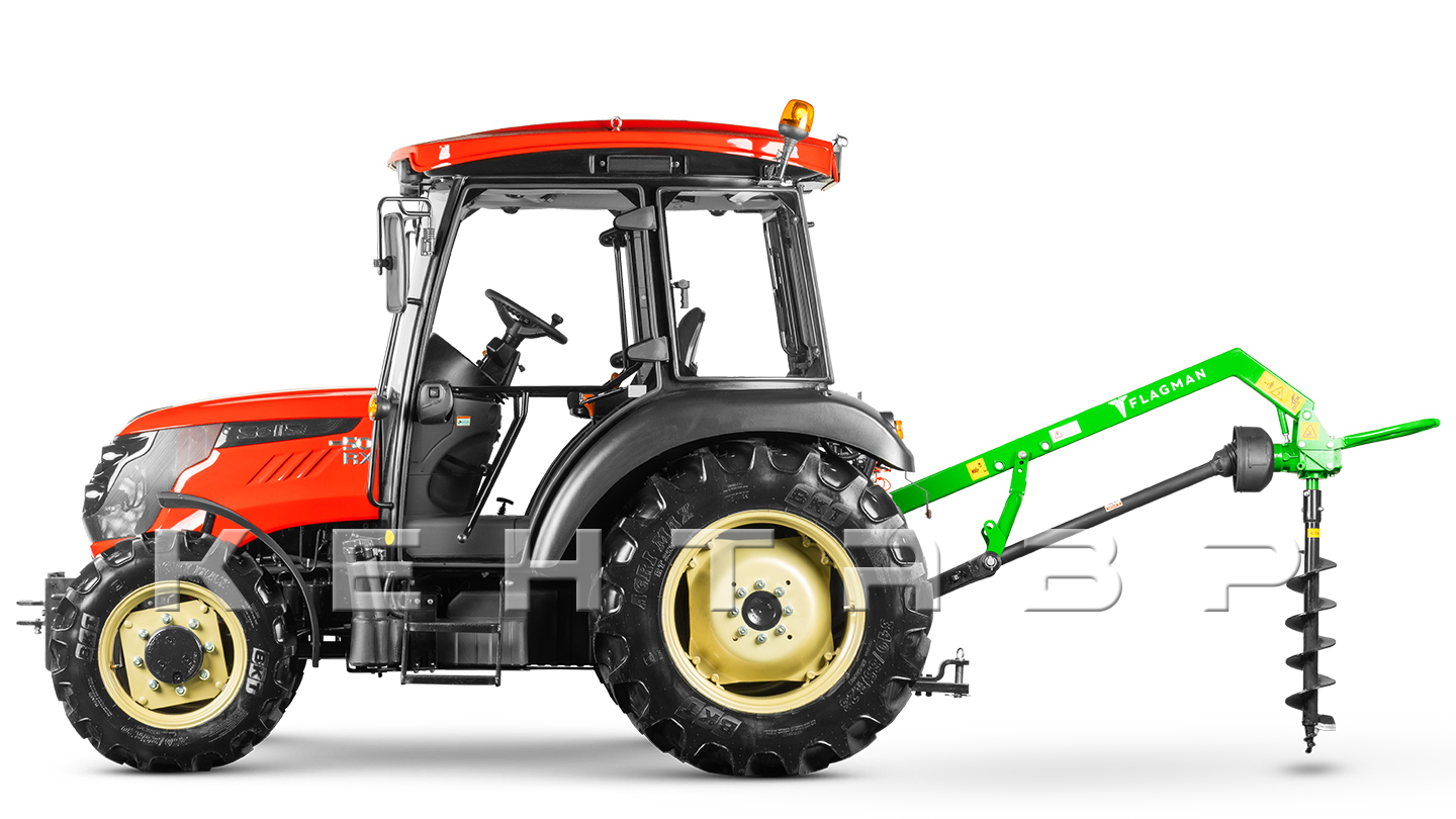 Земляной бур Flagman | Флагман M3A3 20/50 + (кардан 120см/6х6/усиленный/со шпонкой)