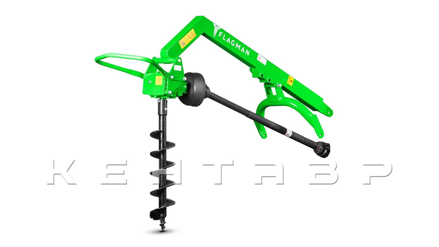 Земляной бур Flagman | Флагман M2 20/60 + (кардан 120см/6х6/усиленный/со шпонкой)