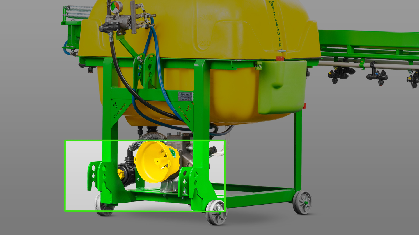 Опрыскиватель полевой навесной Флагман | Flagman P200/1 (200 л) + (кардан 85см/6х6/со сваркой) 0