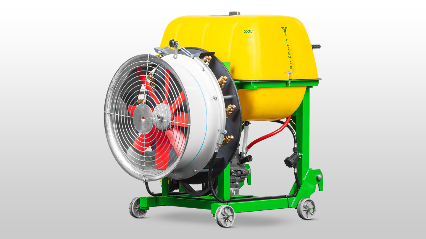 Опрыскиватель садовый вентиляторный Флагман | Flagman S300/1 (300 л) + (кардан 85см/6х6/со сваркой) 0