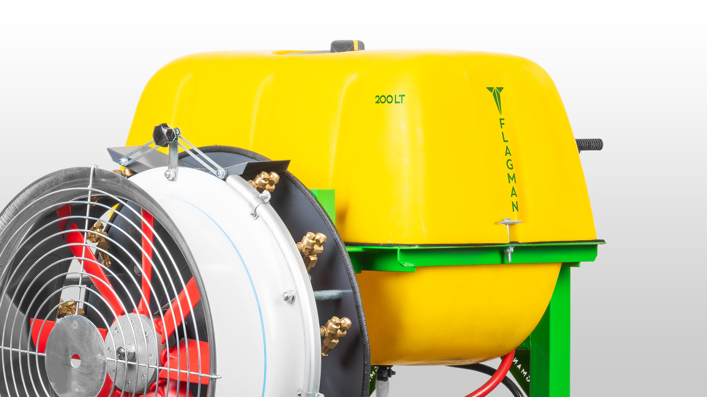 Опрыскиватель садовый вентиляторный Флагман | Flagman S300/1 (300 л) + (кардан 85см/6х6/со сваркой) 0