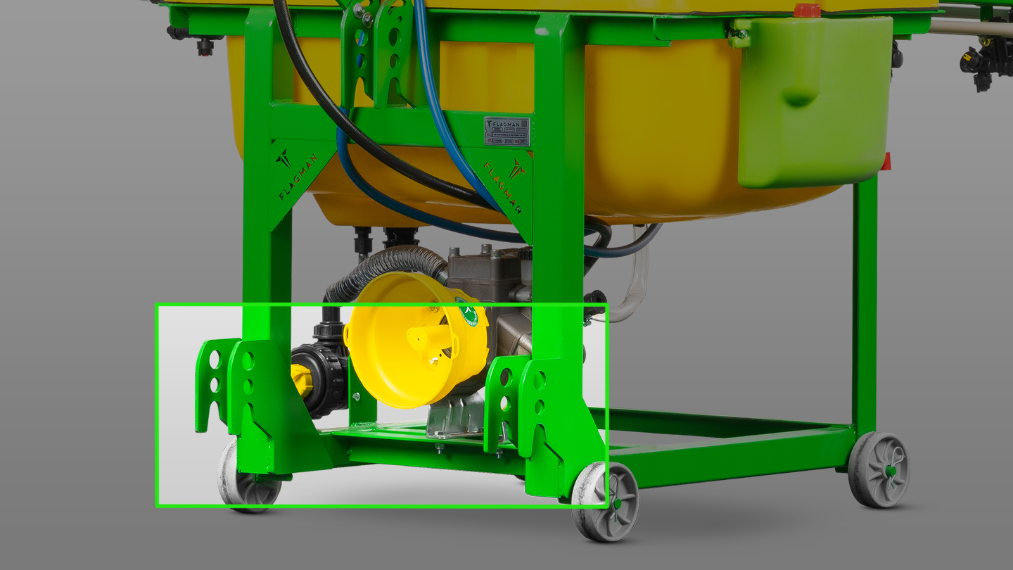 Опрыскиватель садовый вентиляторный Флагман | Flagman S300/1 (300 л) + (кардан 85см/6х6/со сваркой) 0
