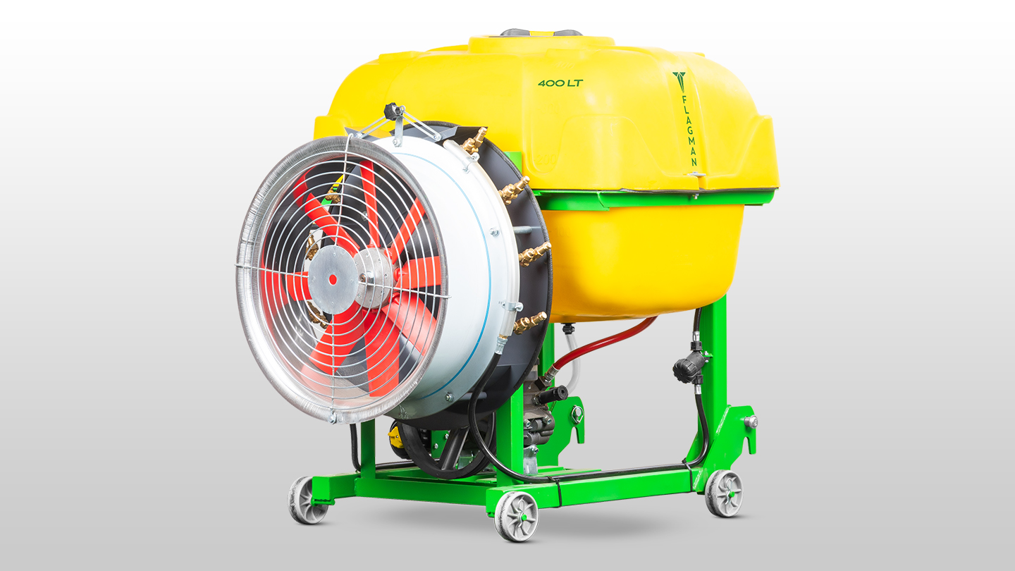 Опрыскиватель садовый вентиляторный Флагман | Flagman S400/1 (400 л) + (кардан 85см/6х6/со сваркой) 0