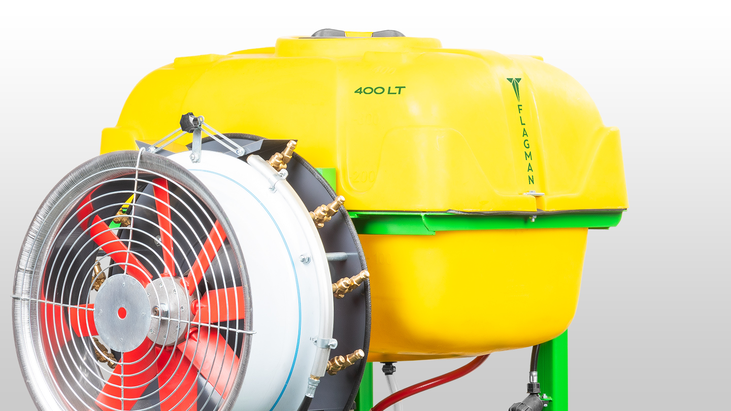 Опрыскиватель садовый вентиляторный Флагман | Flagman S400/1 (400 л) + (кардан 85см/6х6/со сваркой) 0