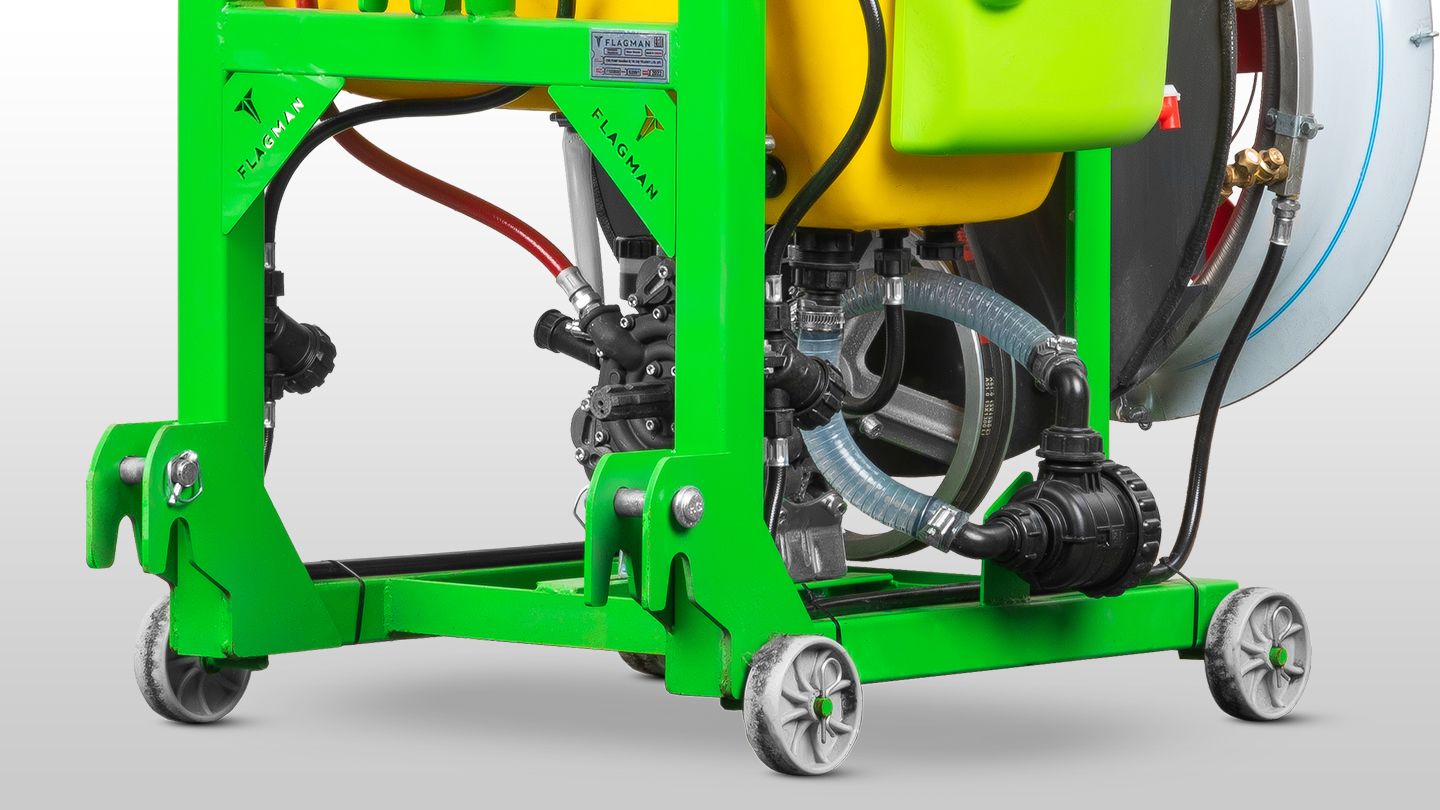 Опрыскиватель садовый вентиляторный Флагман | Flagman S400/1 (400 л) + (кардан 85см/6х6/со сваркой) 0