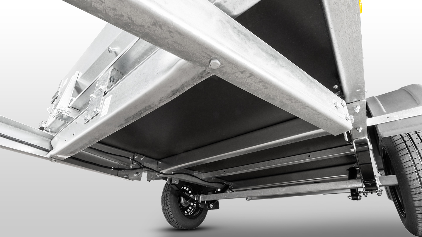 Прицеп Flagman | Флагман ПТТ — 0,5-0,7 с ПТС к мини-трактору (универсальный) 1