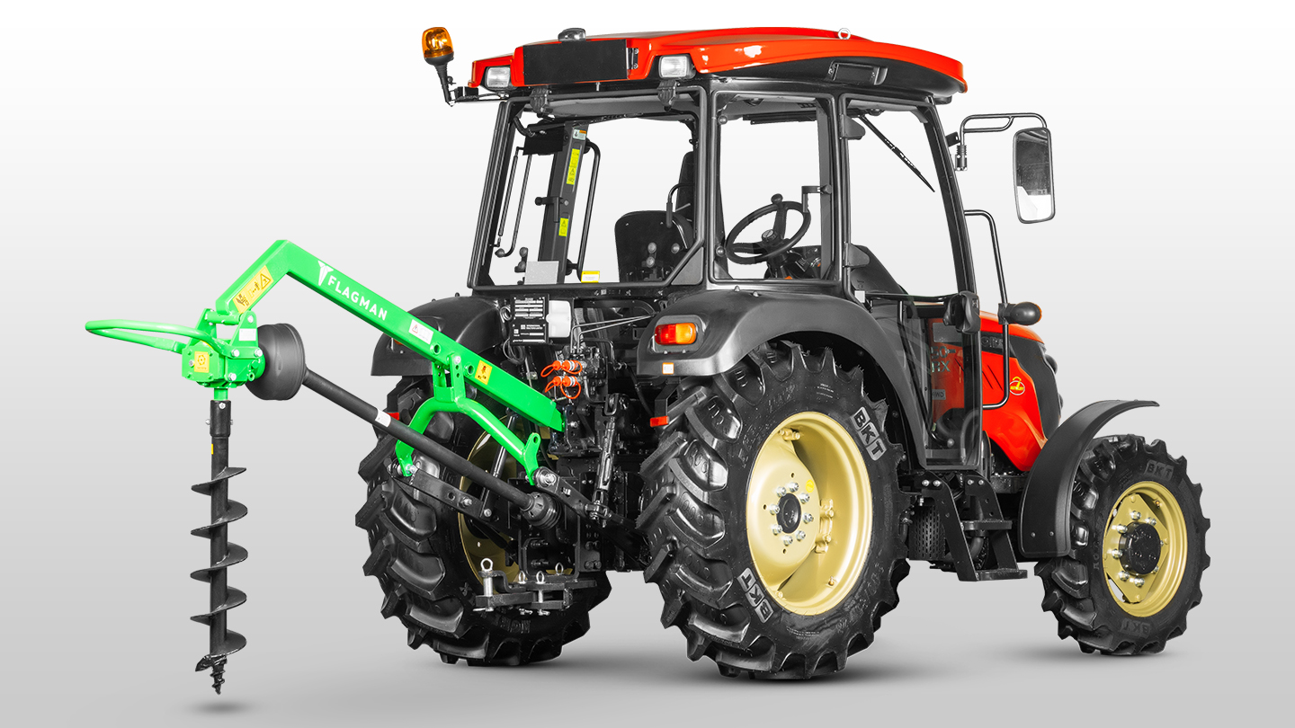 Земляной бур Flagman | Флагман M3A3 20/50 + (кардан 120см/6х6/усиленный/со шпонкой) 0