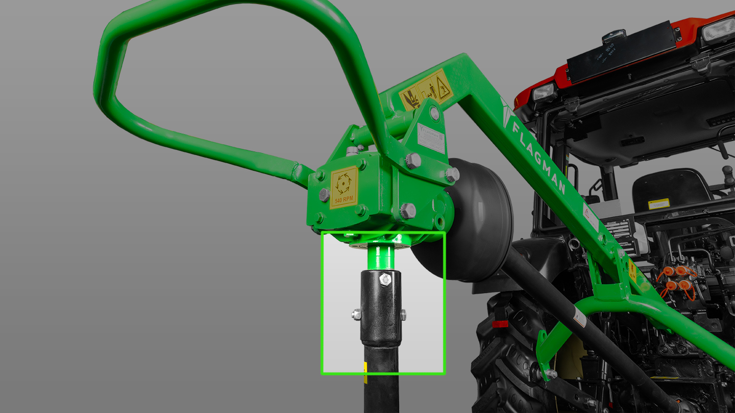 Земляной бур Flagman | Флагман M3A3 20/50 + (кардан 120см/6х6/усиленный/со шпонкой) 0