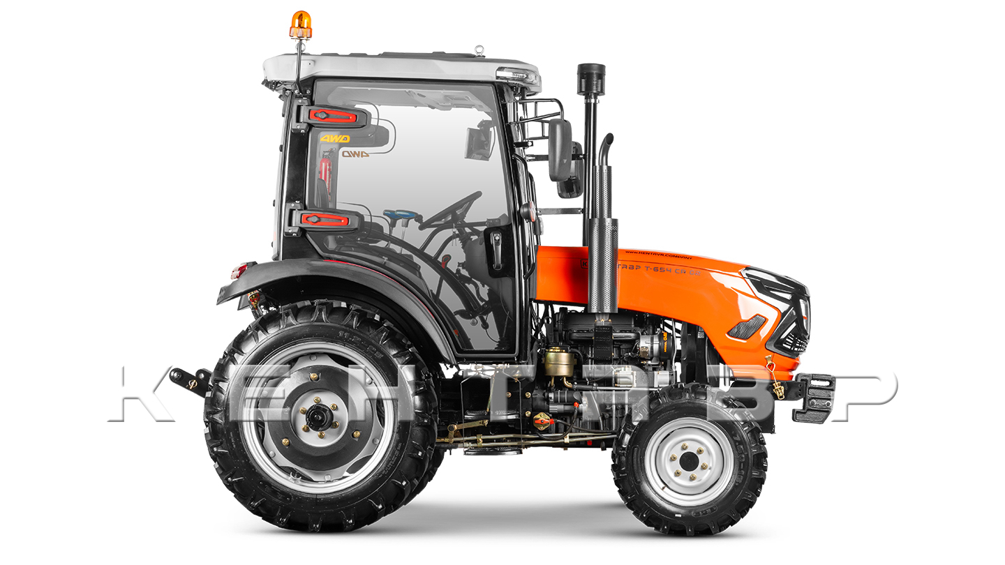 Трактор Кентавр Т-654С PRO A/C 8+8 (Toyokawa) STD agri 7,50-16 / 11,20-28 (с ПСМ)