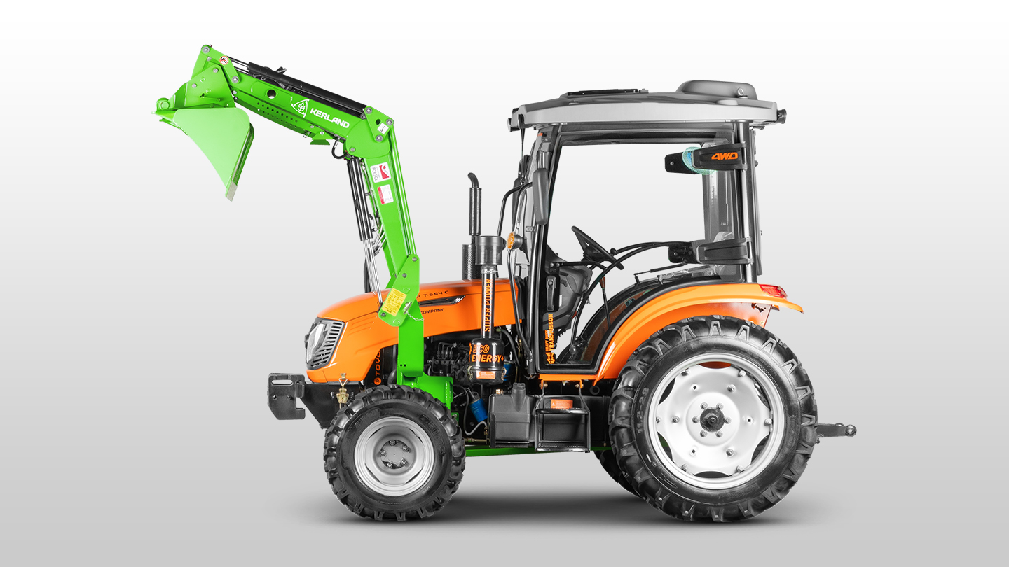 Фронтальный погрузчик Kerland | Кентавр PRO Т-654 G2-500 (челюстной c джойстиком) 0