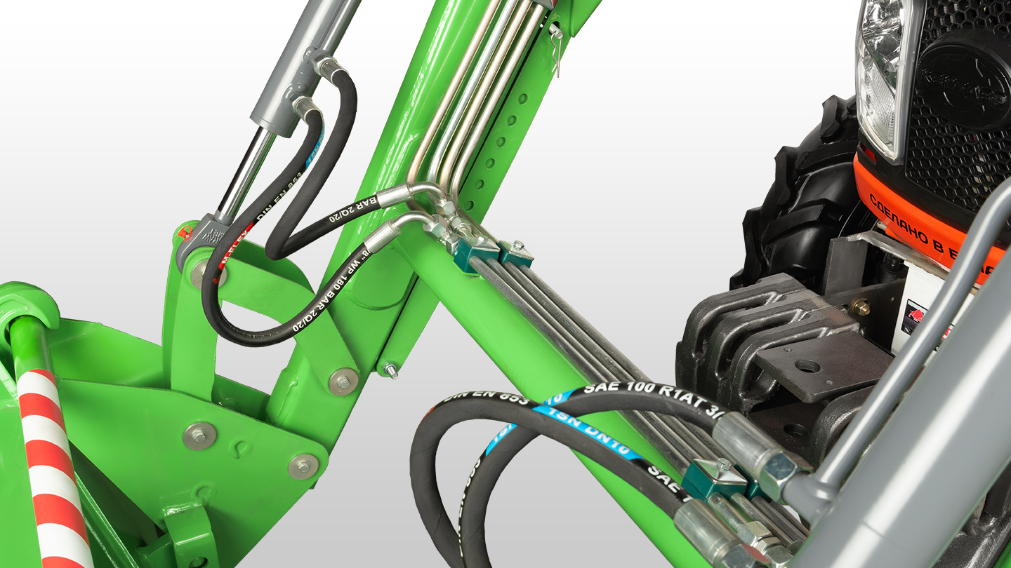 Фронтальный погрузчик Kerland | Кентавр PRO Т-654 G2-500 (челюстной c джойстиком) 0