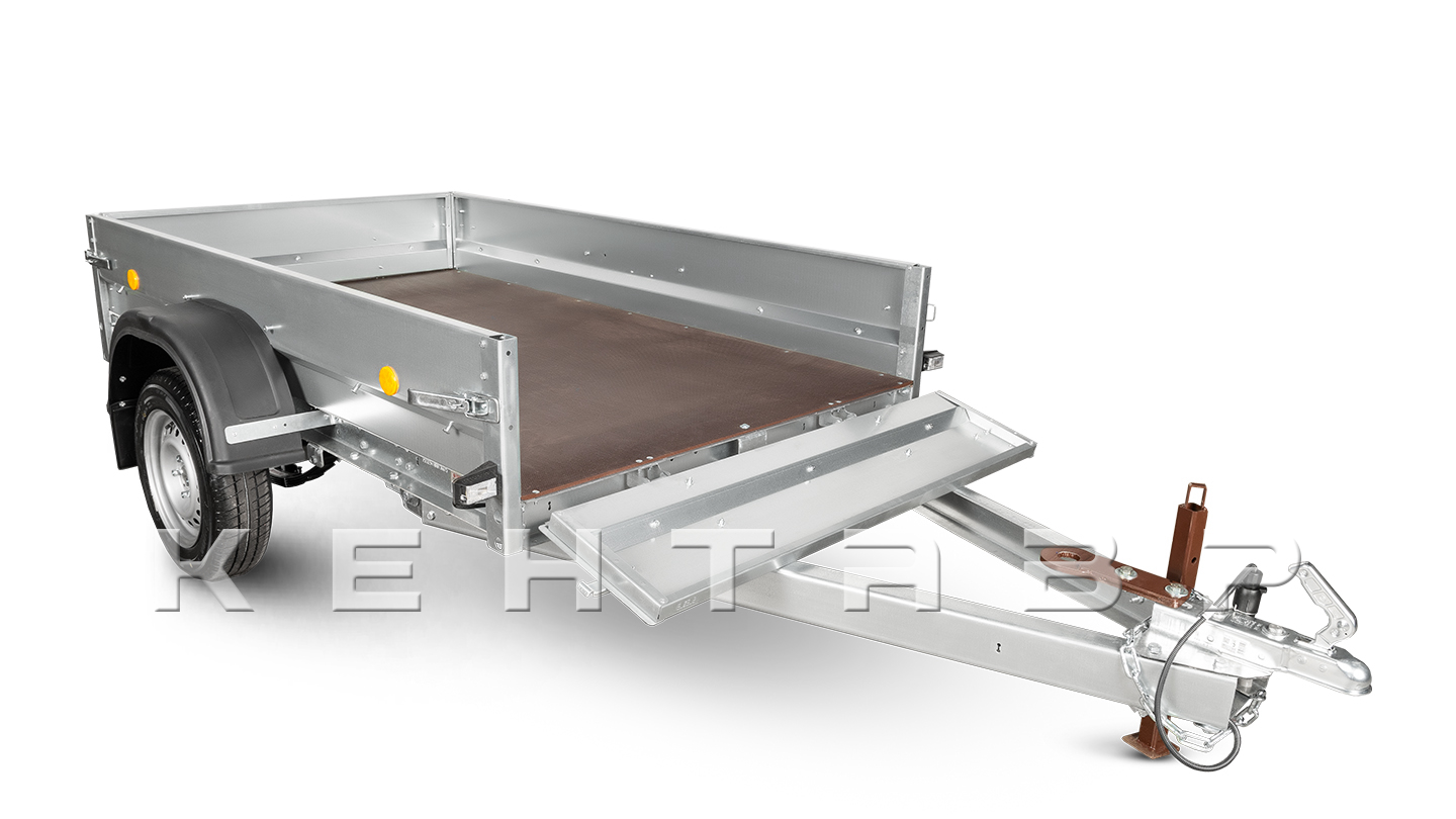Прицеп Flagman | Флагман ПТТ — 0,5-0,7 с ПТС к мини-трактору (универсальный)