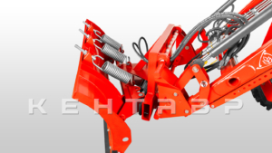 Отвал Flagman | Флагман 02 FP к фронтальному погрузчику с пружинными амор. и гидроповоротом (1,2 м)