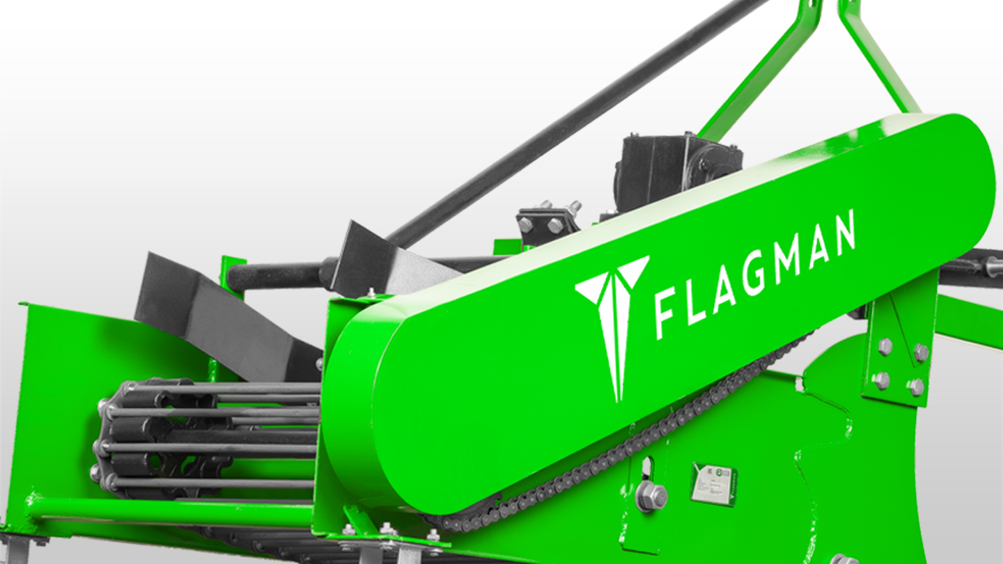 Картофелекопалка транспортерная Flagman | Флагман 3-540/4U-1 со смещением с дисками 0