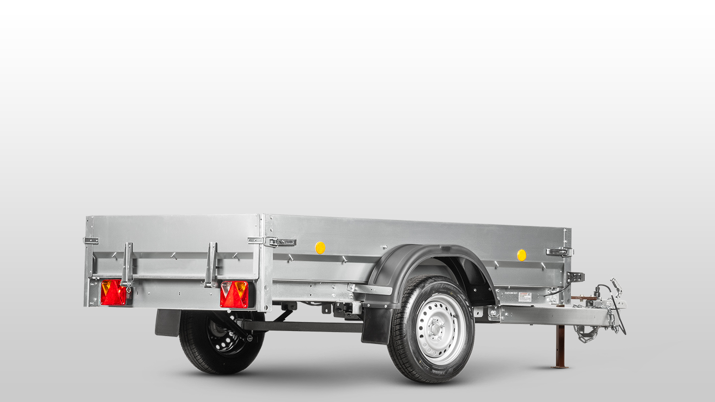 Прицеп Flagman | Флагман ПТТ — 0,5-0,7 с ПТС к мини-трактору (универсальный) 1