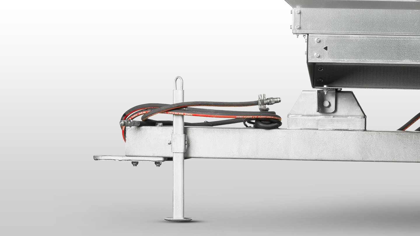 Прицеп Flagman | Флагман C/ПТТ — 1,0 с ПСМ к мини-трактору (самосвальный) 0