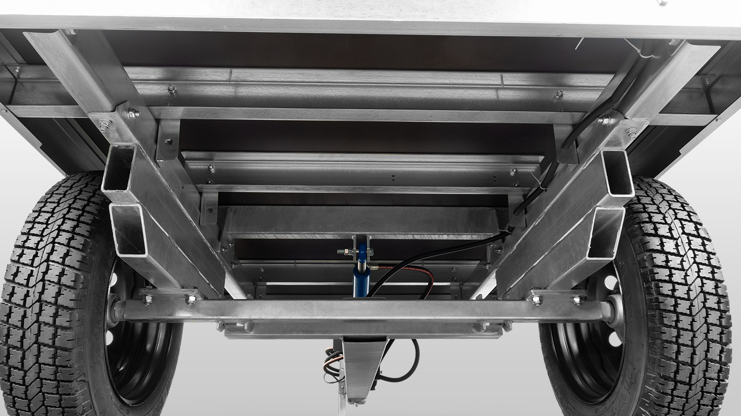 Прицеп Flagman | Флагман C/ПТТ — 1,5 с ПСМ к трактору (самосвальный) 0