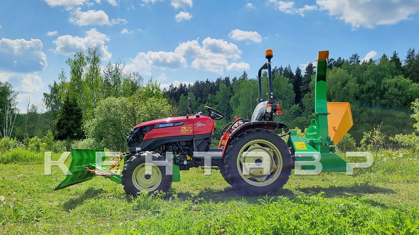 Измельчитель веток коммунальный Flagman | Флагман BX 42S + (кардан 120см/6х6/усиленный/со шпонкой)