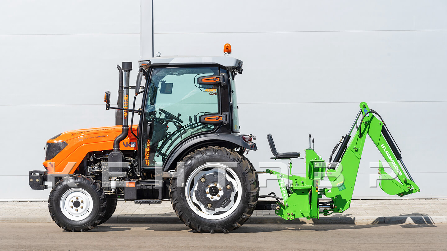 Навесной экскаватор Flagman | Флагман LW7 + захват механический