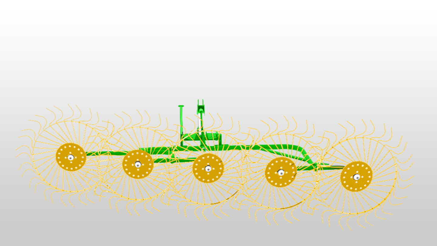 Грабли-сеноворошилки Flagman | Флагман RR-05 0