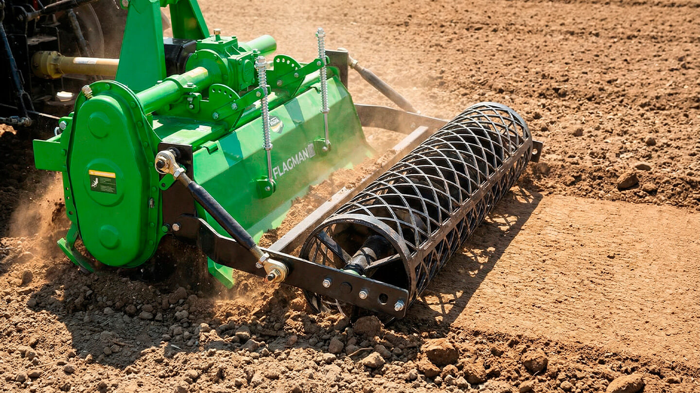 Каток сетчатый для почвофрезы Flagman | Флагман PRO 1200 (1,2 м) 0