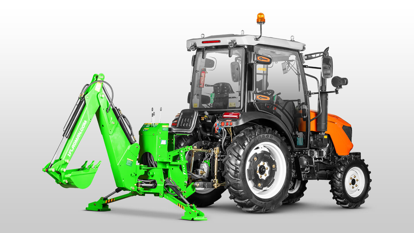 Навесной экскаватор Flagman | Флагман LW7 + захват механический 0