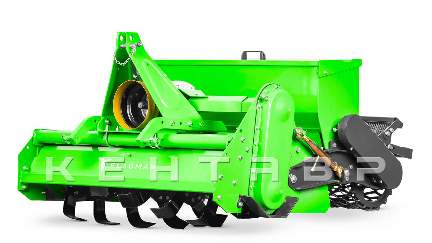 Стоунбурьер с бункером и катком Flagman | Флагман SB125B (1,25 м)