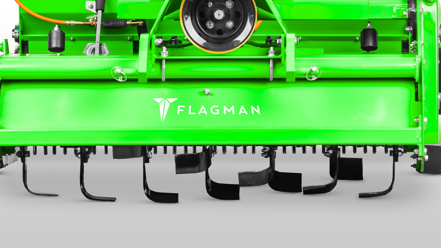 Стоунбурьер с бункером и катком Flagman | Флагман SB125B (1,25 м) 0