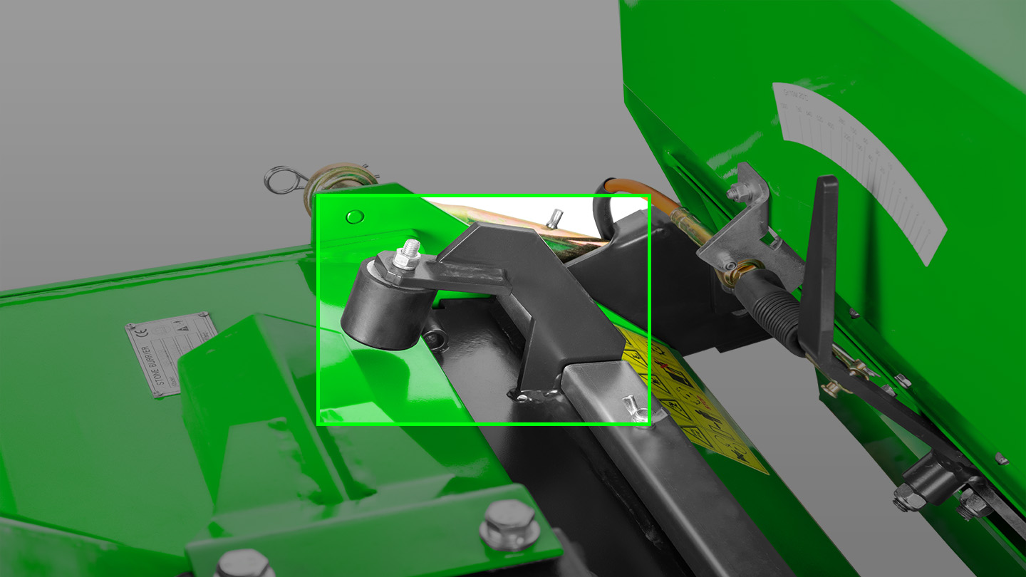 Стоунбурьер с бункером и катком Flagman | Флагман SB125B (1,25 м) 0