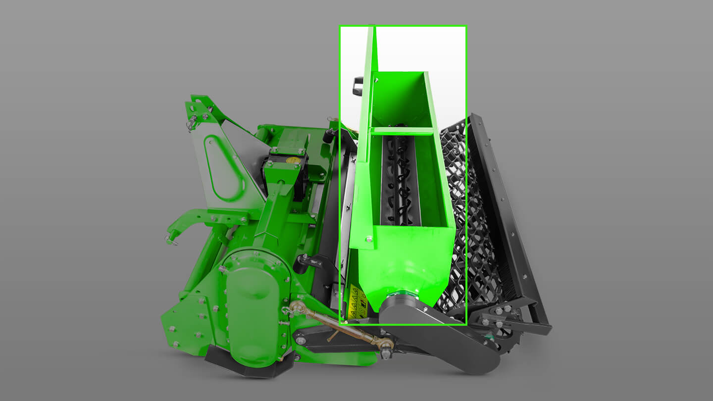 Стоунбурьер с бункером и катком Flagman | Флагман SB145B (1,45 м) 0