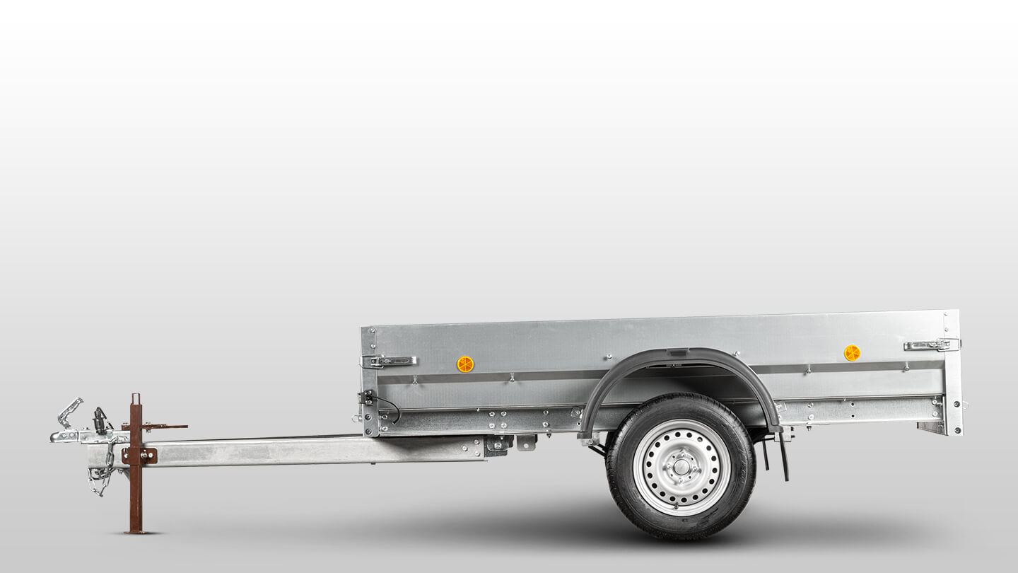 Прицеп Flagman | Флагман ПТТ — 0,5-0,7 с ПТС к мини-трактору (универсальный) 0